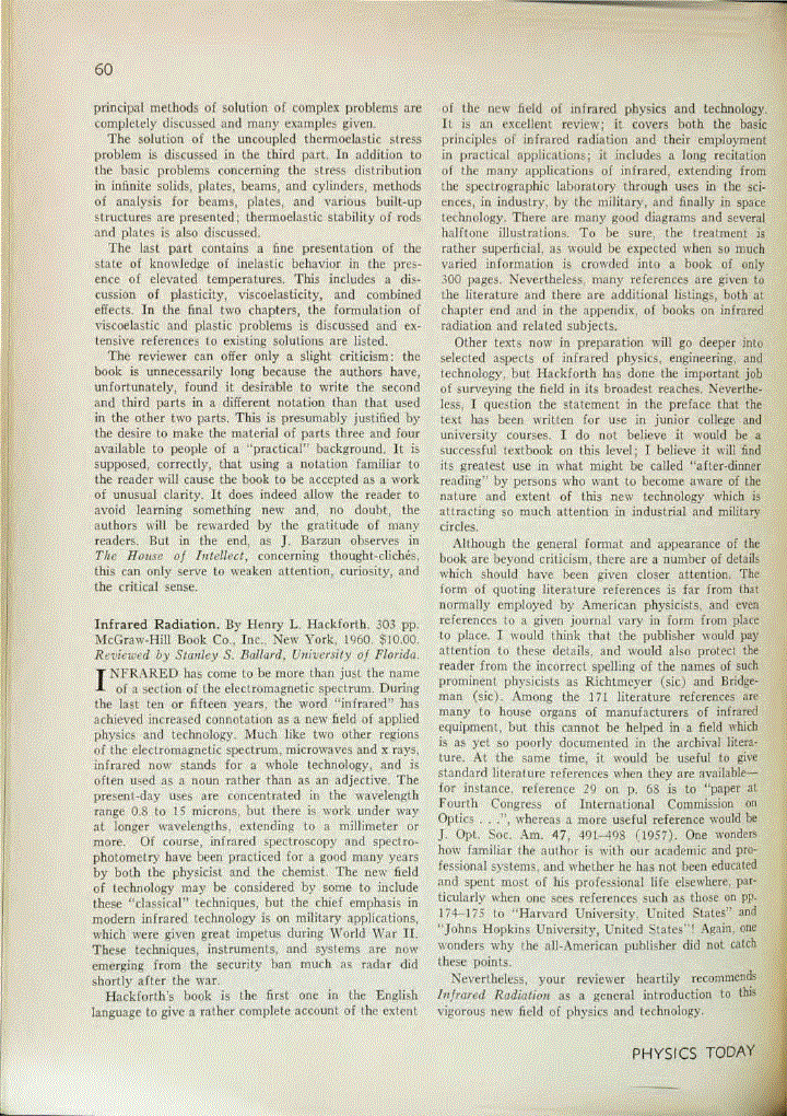 First page of <italic>Infrared Radiation</italic>