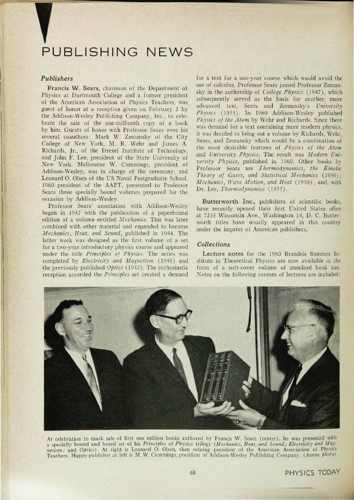 First page of Collections