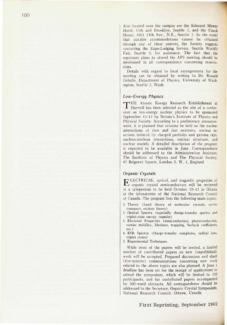 First page of Low‐Energy Physics