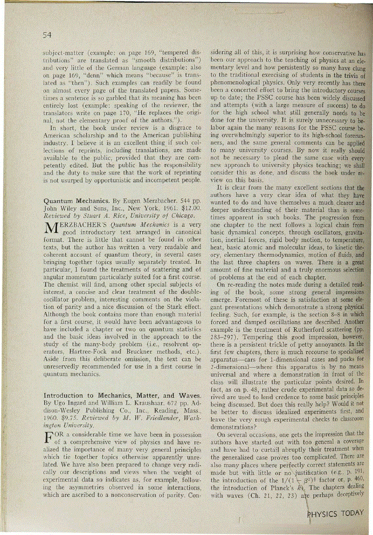 First page of <italic>Introduction to Mechanics, Matter, and Waves</italic>
