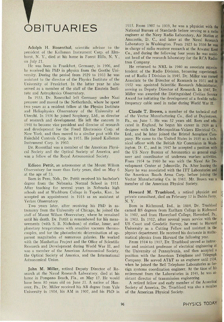 First page of Edison Pettit