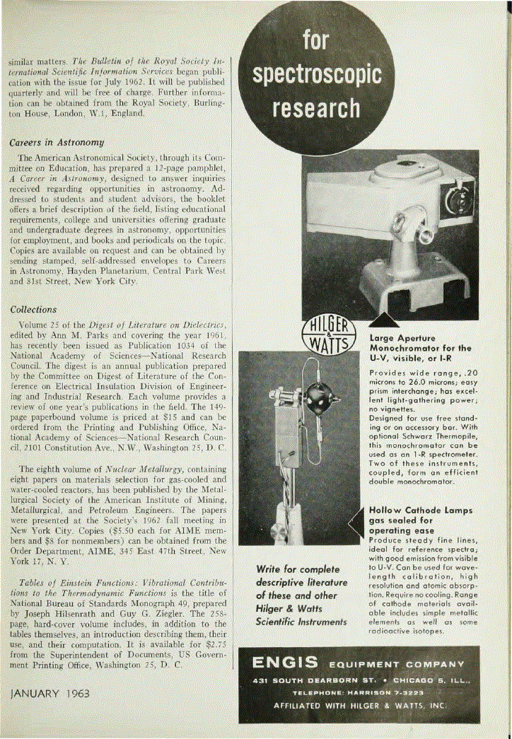 First page of Careers in Astronomy