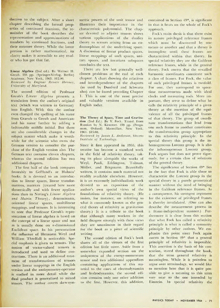 First page of <italic>Linear Algebra</italic>