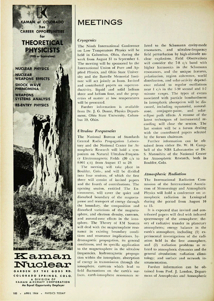 First page of Cryogenics
