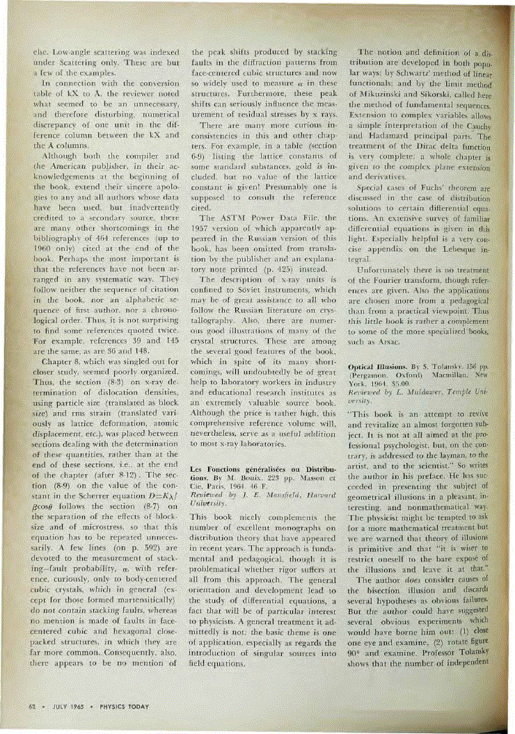 First page of <italic>Les Fonctions généralisées ou Distributions</italic>