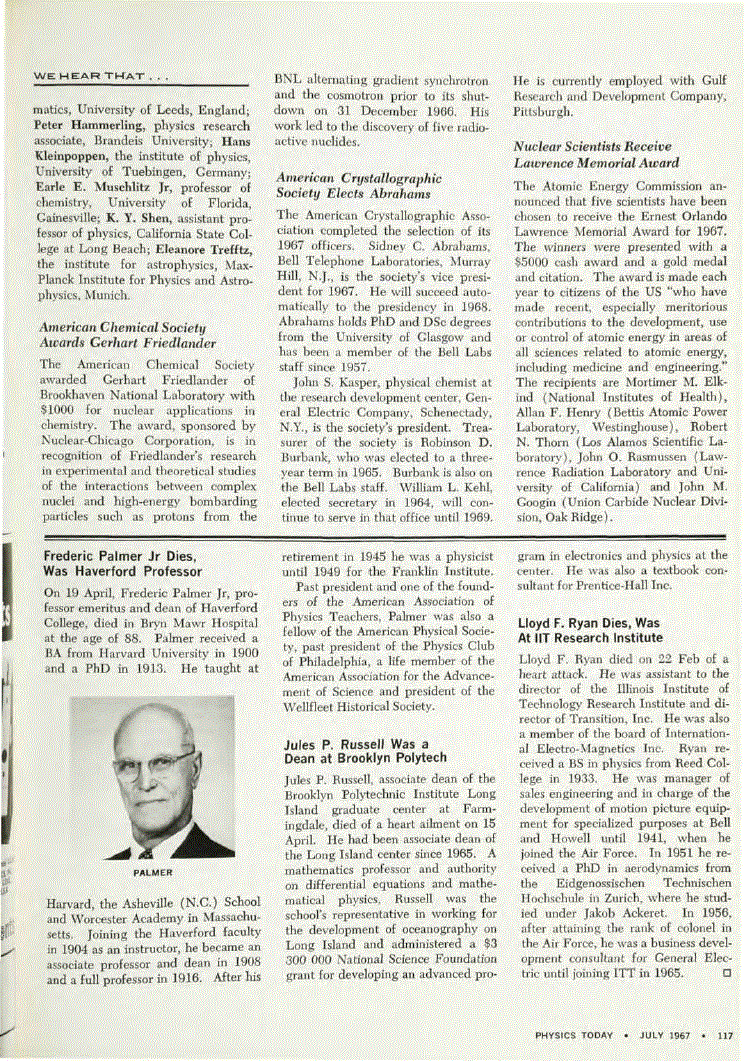 First page of Jules P. Russell Was a Dean at Brooklyn Polytech