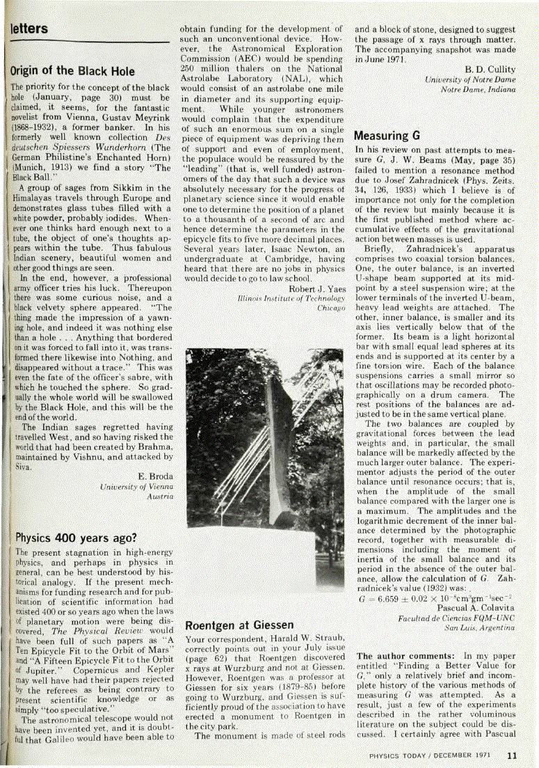 First page of Roentgen at Giessen
