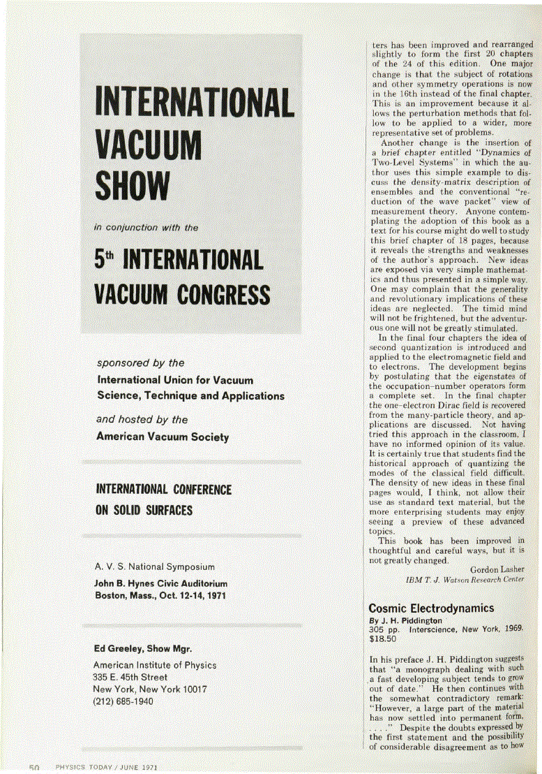First page of <italic>Cosmic Electrodynamics</italic>