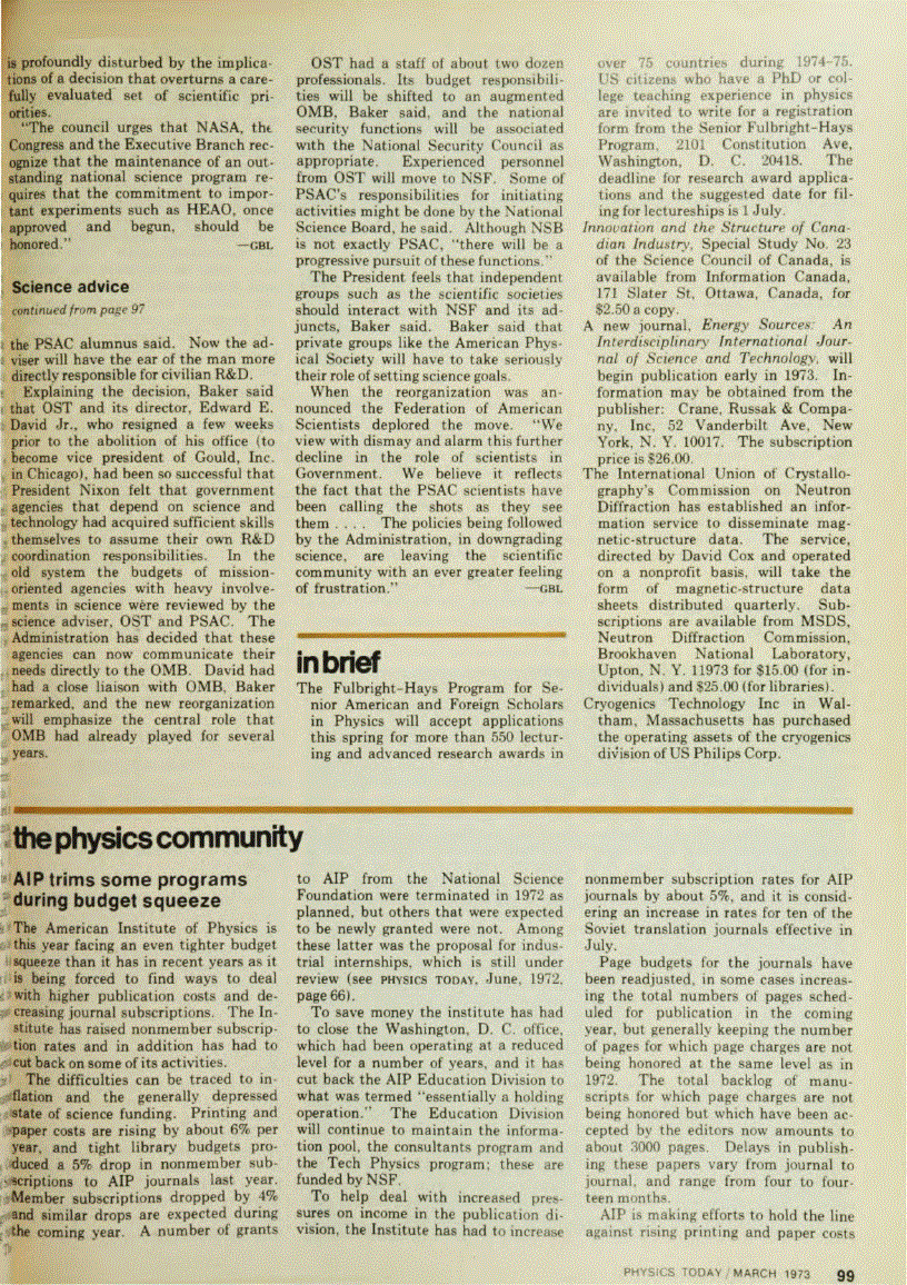 First page of In Brief