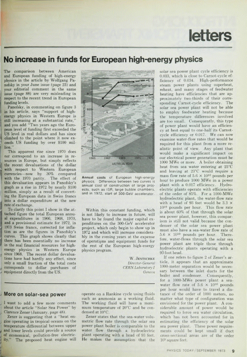 First page of More on solar‐sea power