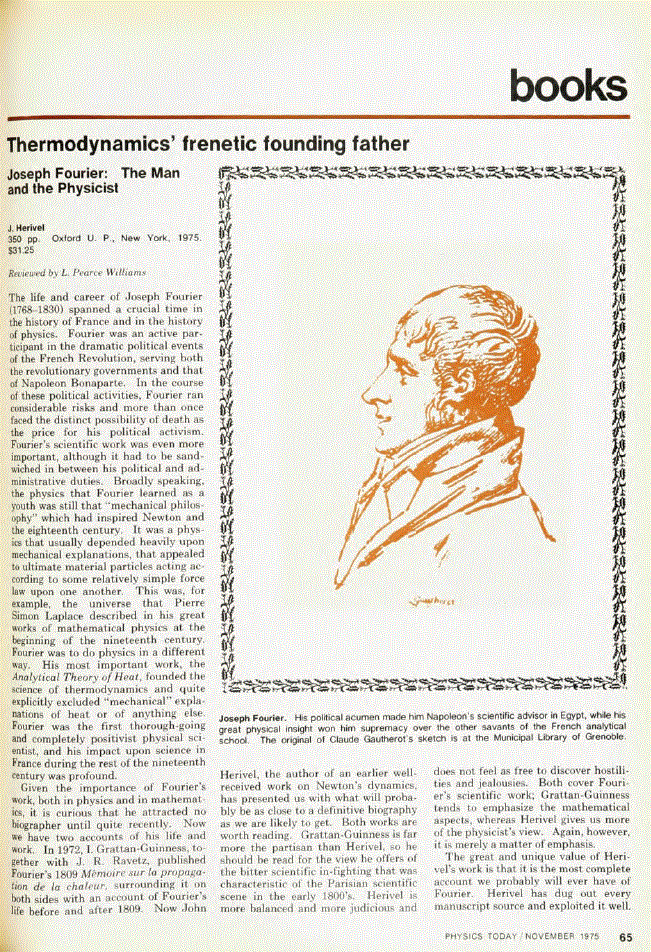 First page of <italic>Joseph Fourier: The Man and the Physicist</italic>