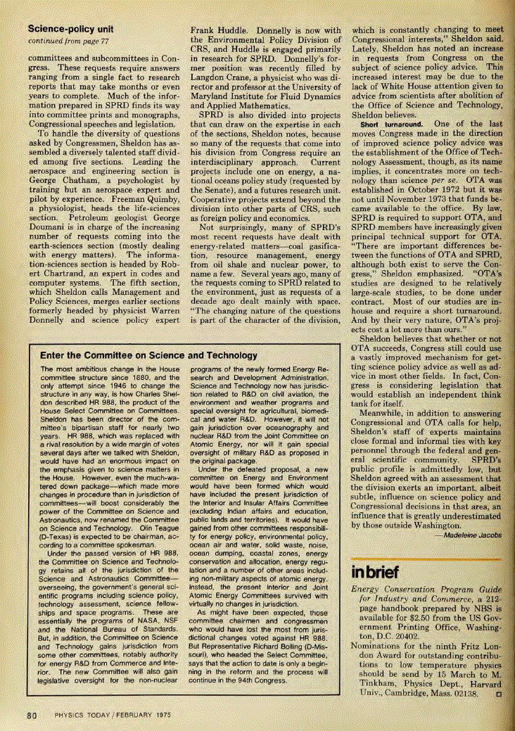 First page of In Brief