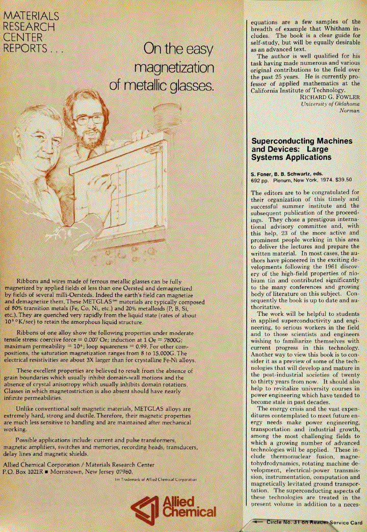 First page of <italic>Superconducting Machines and Devices: Large Systems Applications</italic>