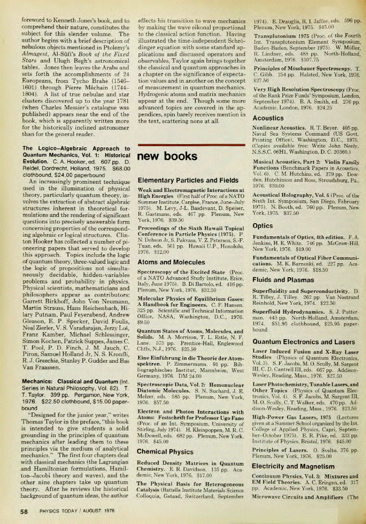 First page of <italic>New Books</italic>