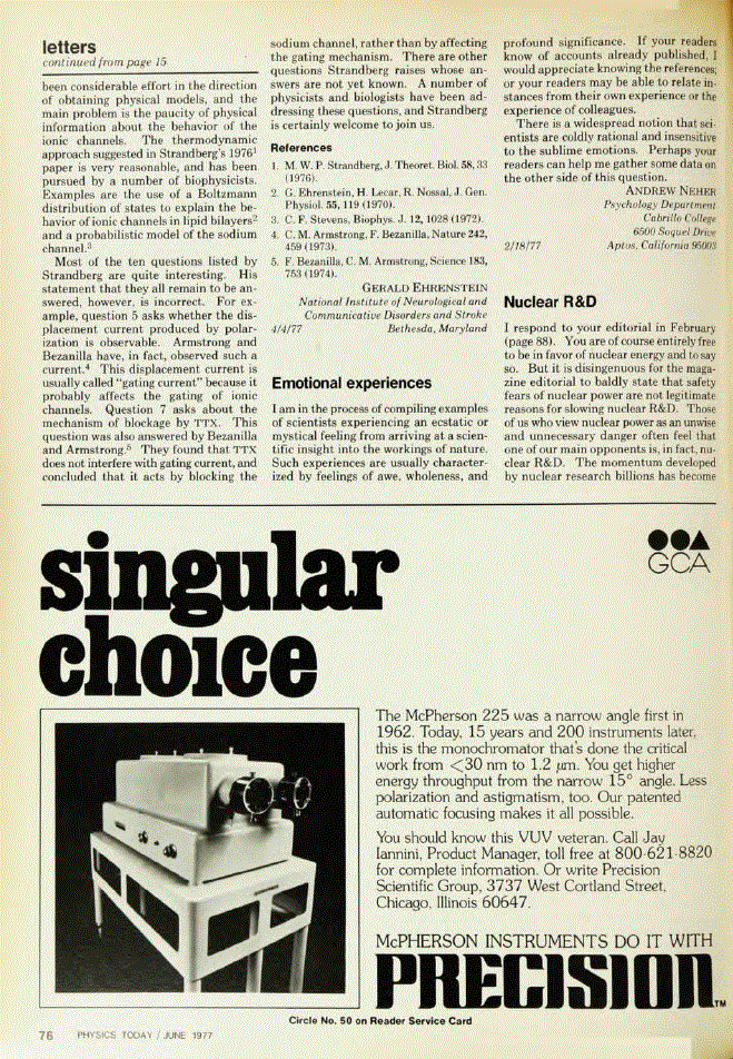 First page of Nuclear R&amp;D