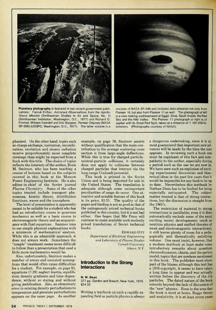 First page of <italic>Introduction to the Strong Interactions</italic>