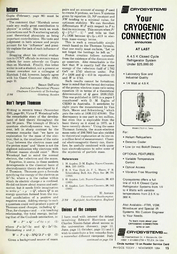 First page of Unions of the campus