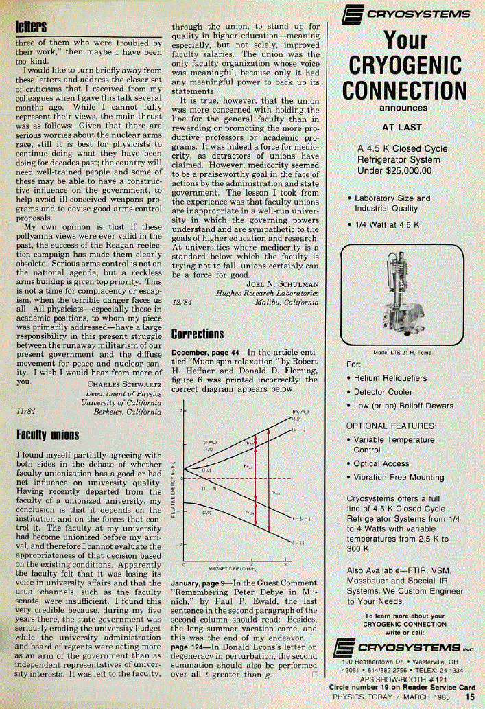 First page of Corrections
