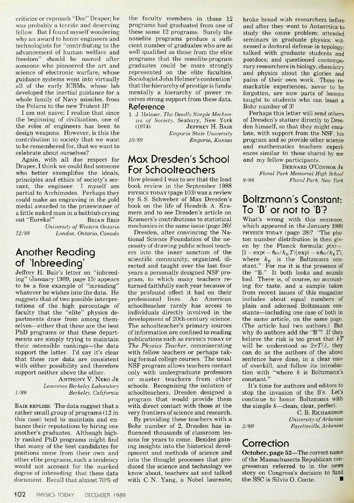 First page of Max Dresden's School for Schoolteachers