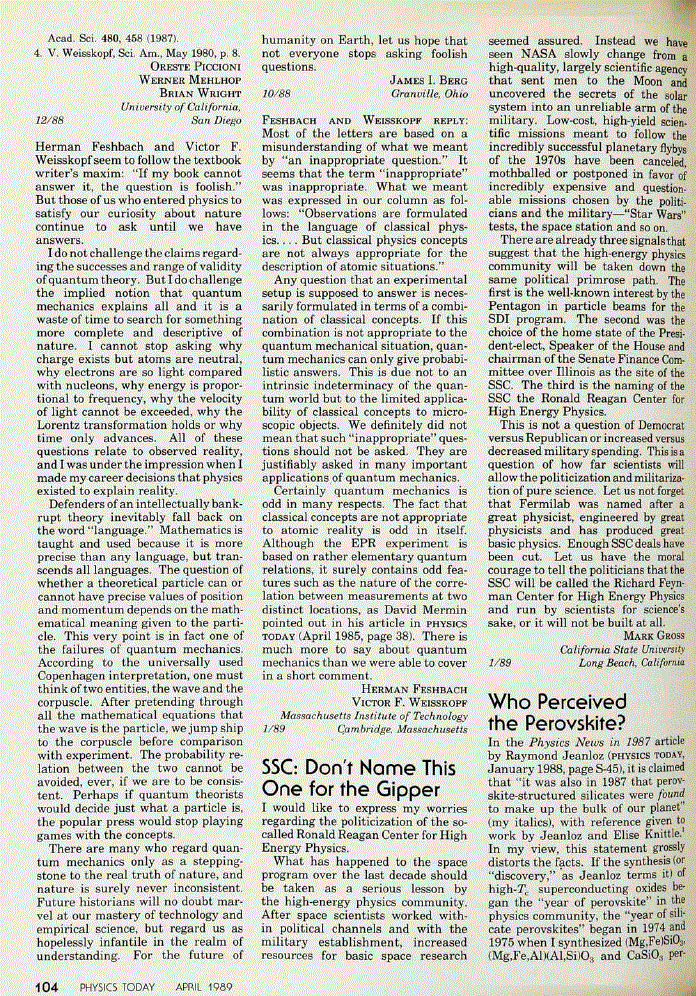 First page of Who Perceived the Perovskite?