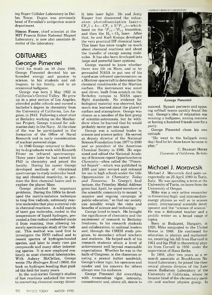 First page of Michael J. Moravcsik