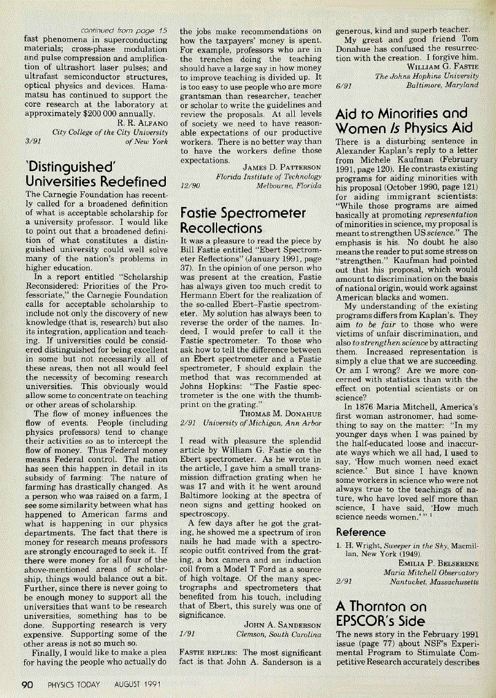 First page of ‘Distinguished’ Universities Redefined
