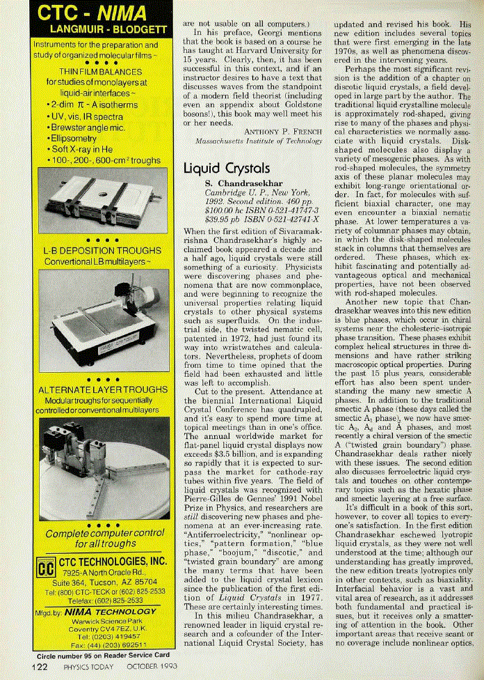 First page of <italic>Liquid Crystals</italic>