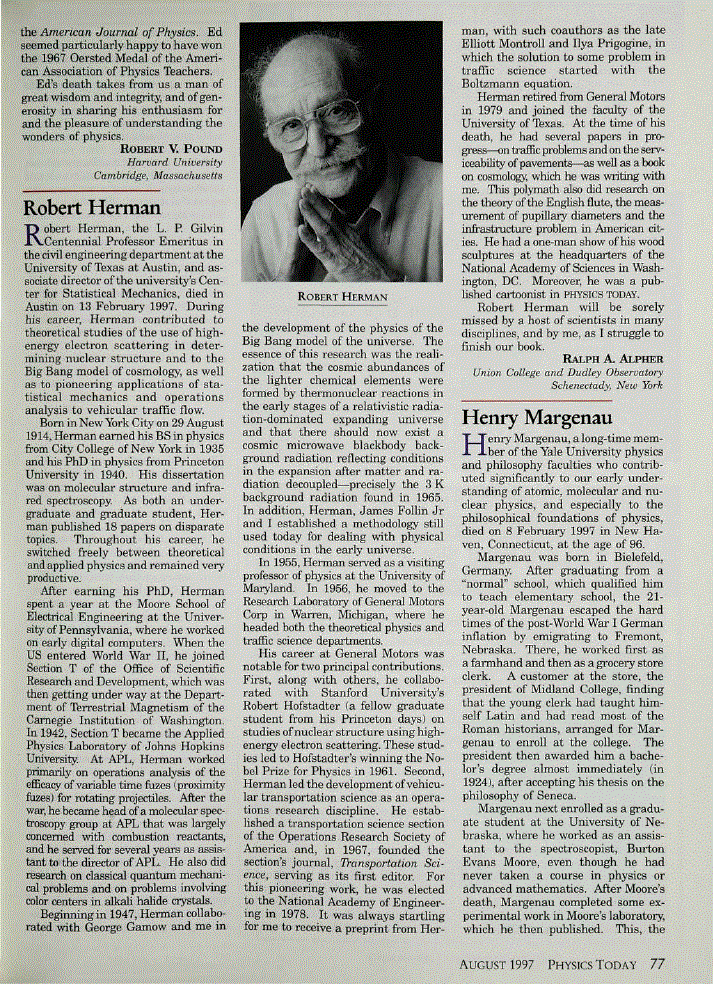 First page of Robert Herman