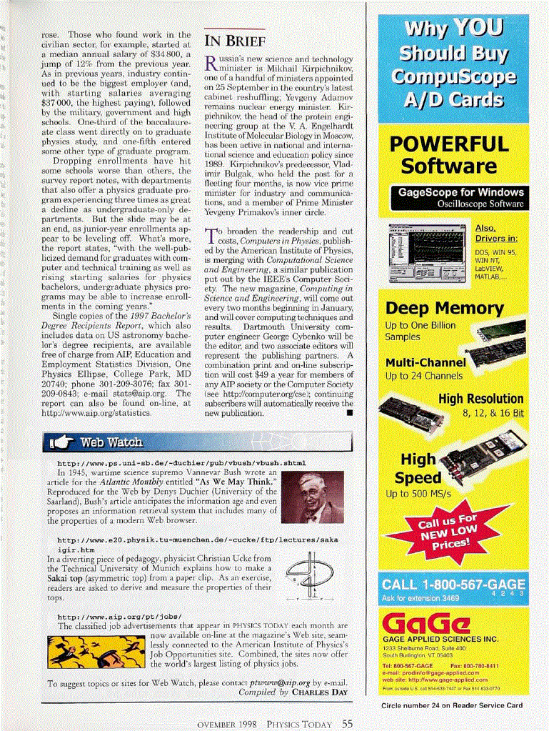 First page of In Brief