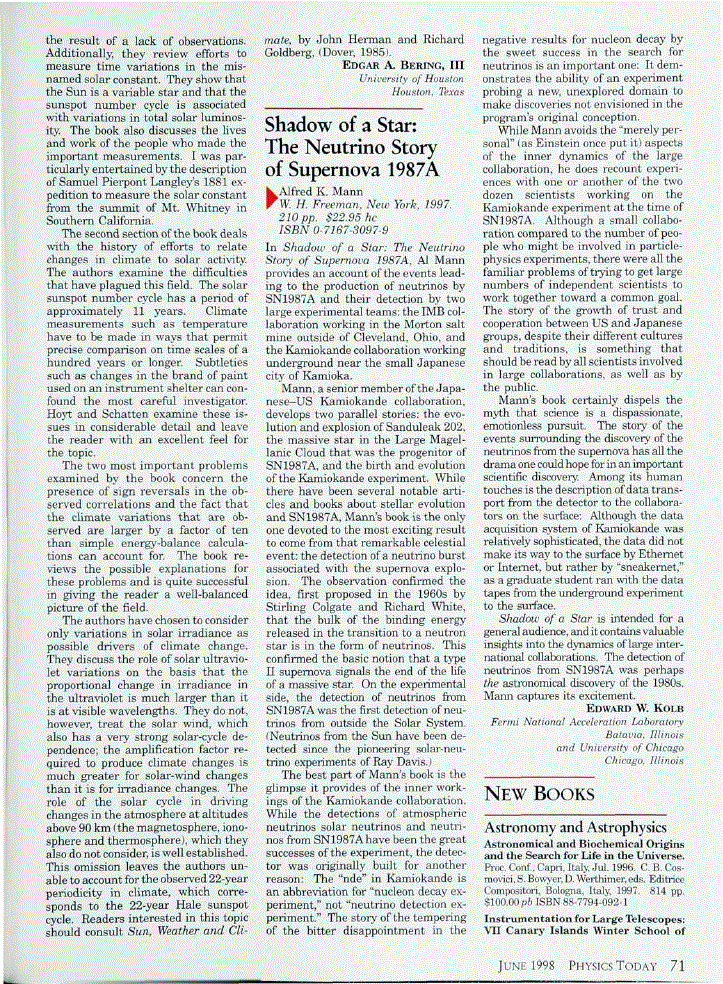 First page of <italic>New Books</italic>