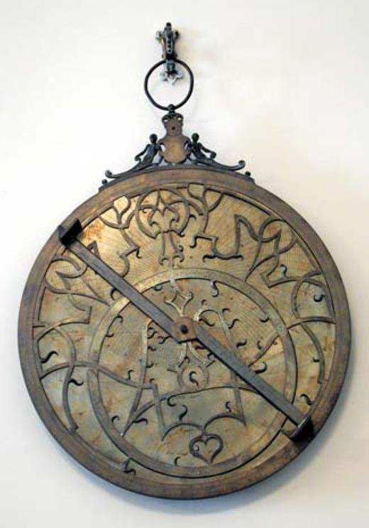  . Astronomical instruments such as this 16th- century astrolabe will be featured in an exhibition at the Vatican this fall. 