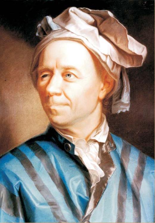  . Figure 3. Leonhard Euler (1707–83). This pastel was created by Jakob Emanuel Handmann in 1753. 