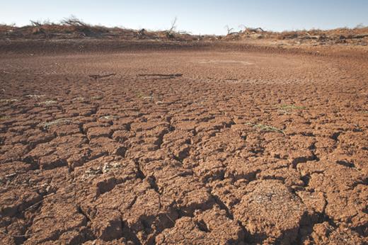 Figure 5. The 2011 heat wave and drought that struck Texas was exacerbated by global warming, according to some calculations. Early estimates of the impact of the rising carbon dioxide level on agriculture were uncertain, but by around 2000 it became clear that the overall effects would be harmful.