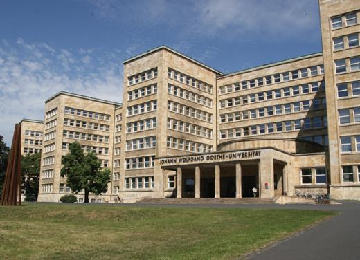 . The former headquarters of I. G. Farben, now part of the Goethe University Frankfurt campus.