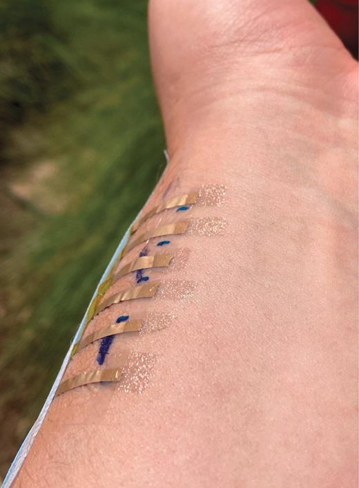 A graphene temporary tattoo measures blood pressure Physics Today