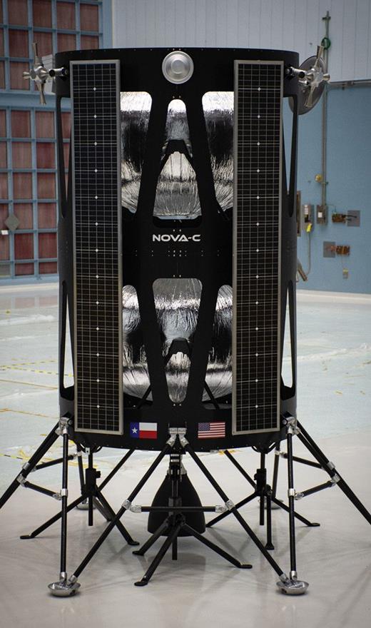  . The Nova-C lunar lander is scheduled to deliver a radio antenna to the Moon in early 2023 as part of a NASA project to peer into the universe’s ancient past. 