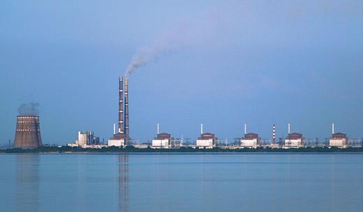 The Zaporizhzhya nuclear power plant has been at the front lines of fighting between Russia and Ukraine for most of the war. Located on the eastern bank of the Dnieper River in Russian-controlled Ukrainian territory, the six-reactor plant has been shelled repeatedly, and ancillary buildings have been damaged. International Atomic Energy Agency director general Rafael Grossi has been attempting to broker an agreement to shelter the facility from further attacks.