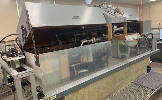 The length-scale interferometer at NIST remains one of the most
                    accurate length-measurement instruments in the world after almost 60 years in
                    use. Since 1983 the SI meter has been defined by fixing the speed of light in a
                    vacuum, and it can be realized independently anywhere. The world’s national
                    metrology institutes compare the accuracy of their dimensional measurements
                    about once a decade. The NIST lab in Gaithersburg, Maryland, houses the
                    venerable instrument but lacks modern environmental controls.