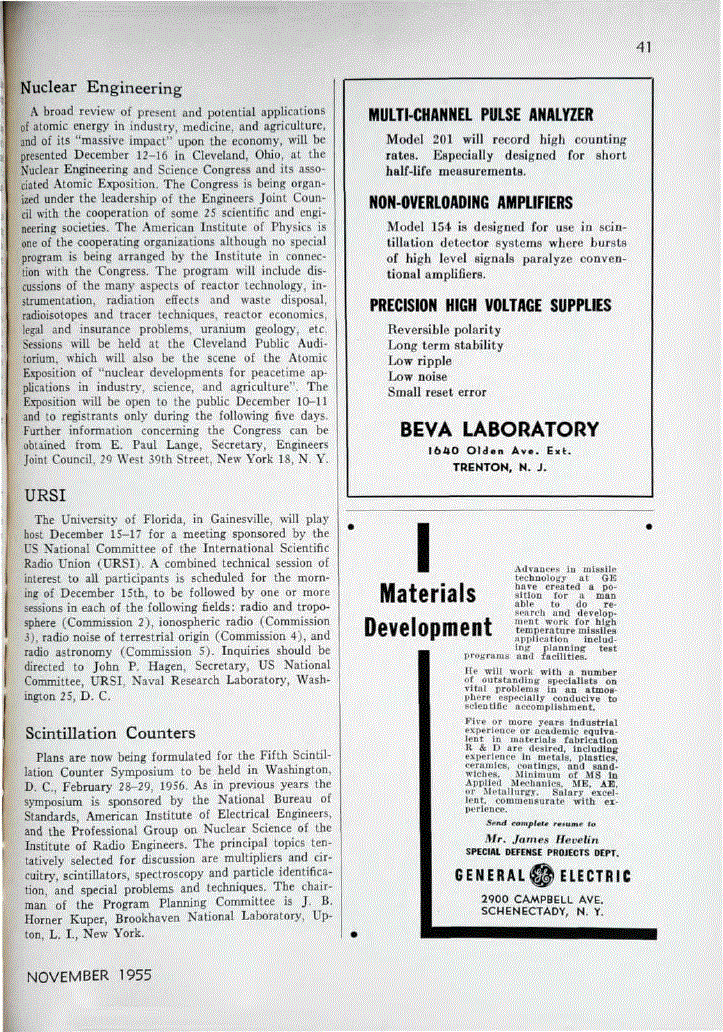 First page of Nuclear Engineering
