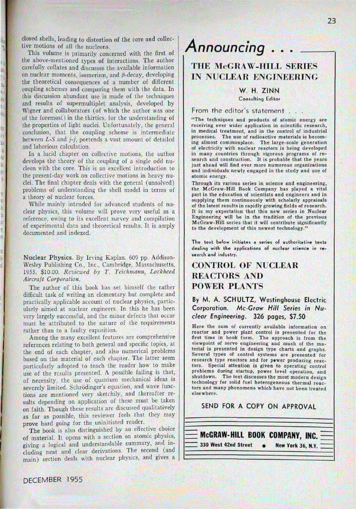 First page of <italic>Nuclear Physics</italic>