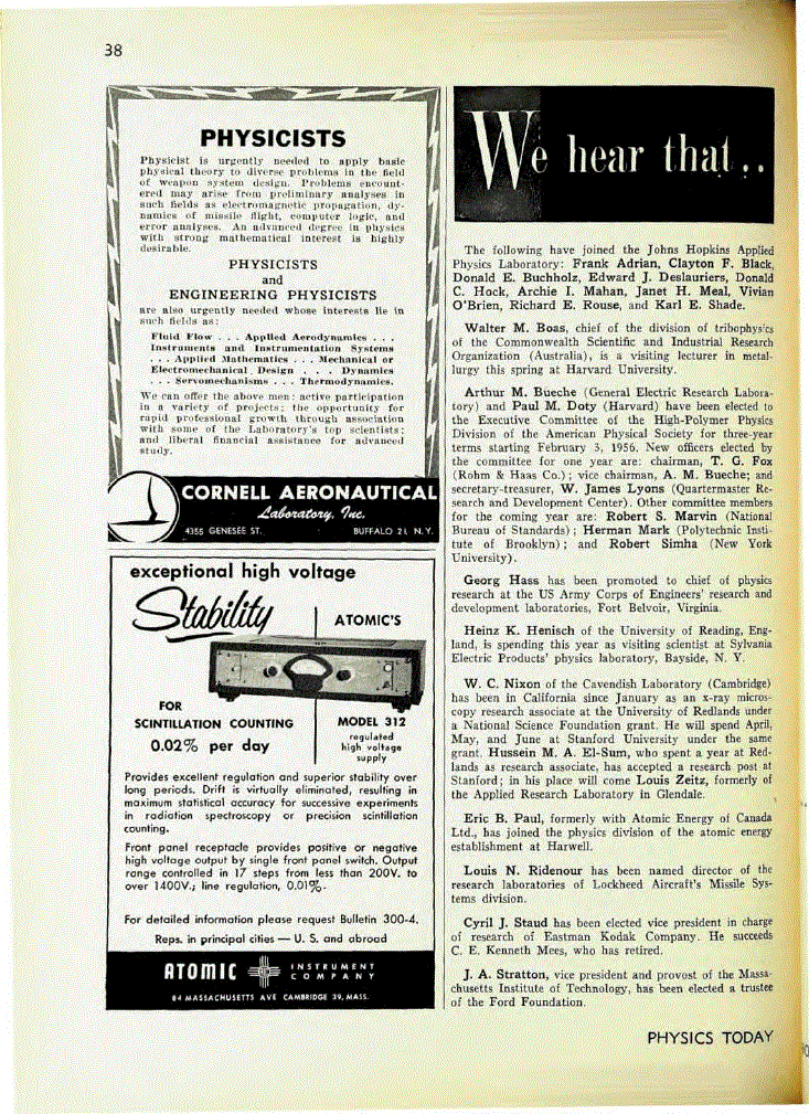 First page of We Hear That…