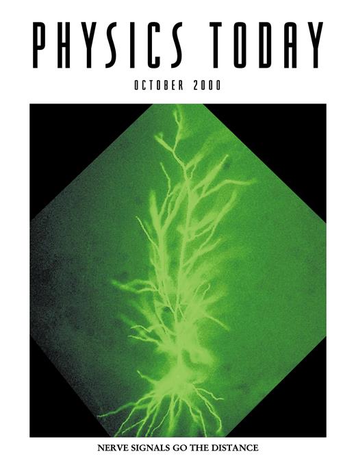 Physics Today Cover Image for Volume 53, Issue 10