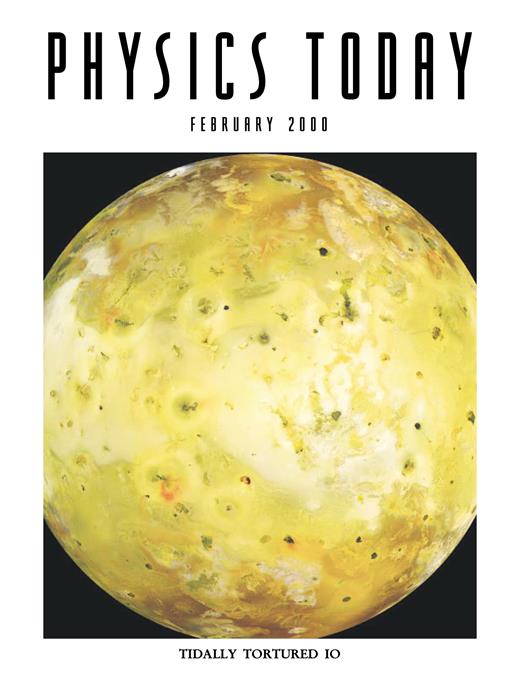 Physics Today Cover Image for Volume 53, Issue 2
