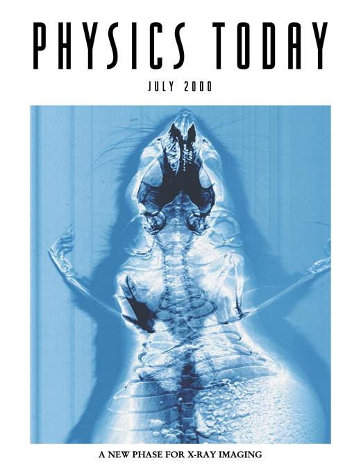 Physics Today Cover Image for Volume 53, Issue 7