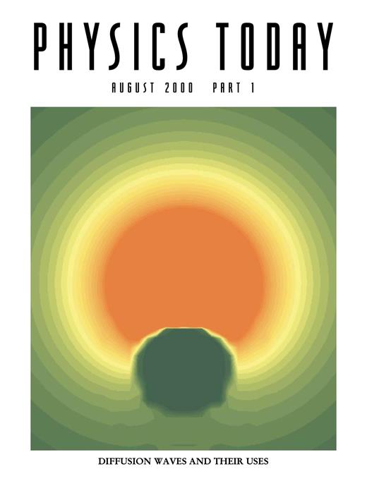 Physics Today Cover Image for Volume 53, Issue 8
