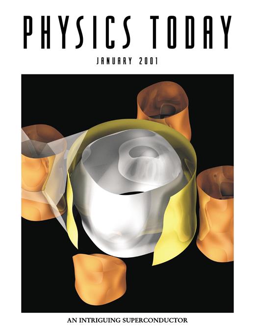 Physics Today Cover Image for Volume 54, Issue 1