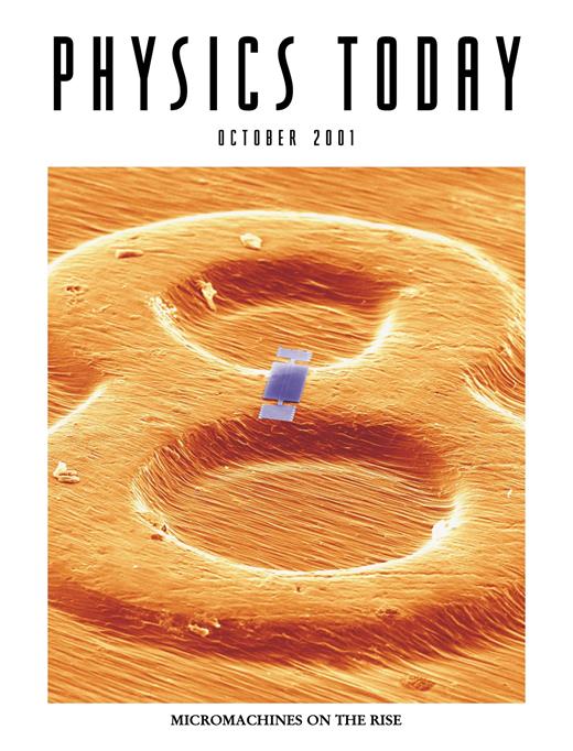 Physics Today Cover Image for Volume 54, Issue 10