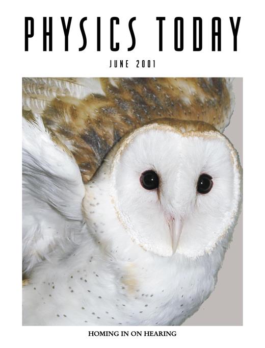Physics Today Cover Image for Volume 54, Issue 6