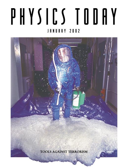 Physics Today Cover Image for Volume 55, Issue 1