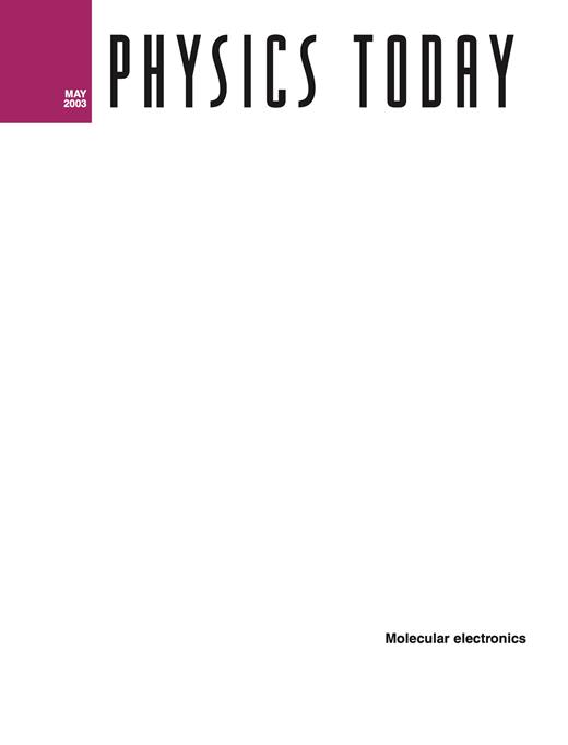Physics Today Cover Image for Volume 56, Issue 5